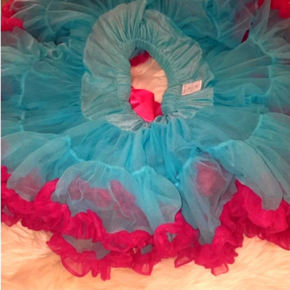 Olivia Rose Blue and Pink Tutu Skirt - Size: Medium 6/8 - Dance - Costume